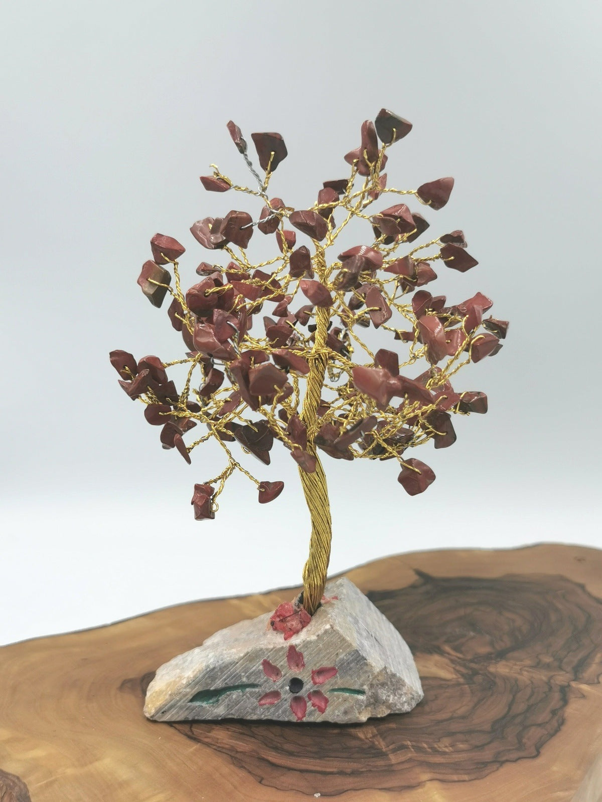 Medium Gemstone Tree's with Stone Base