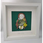 'Goddess Brigid'- Clay Wall Art with Connemara Marble