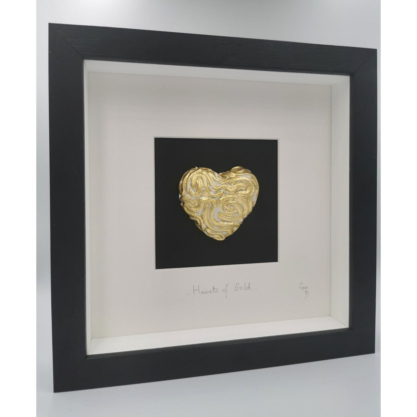 'Heart of Gold' - Clay Wall Art