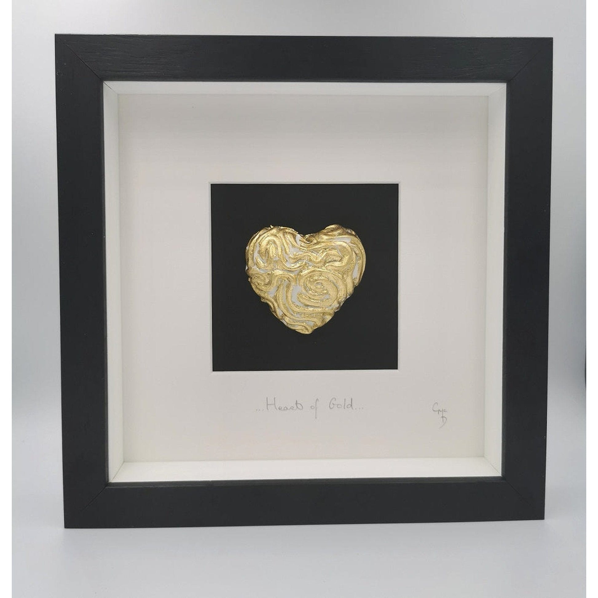 'Heart of Gold' - Clay Wall Art