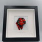 'Bouquet of Love' - Bouquet of red roses, clay wall art