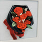 'Bouquet of Love' - Bouquet of red roses, clay wall art