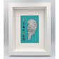 'Soul Healing' - Clay Angel Wing with Chakra Crystals/ Wall Art