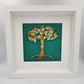 'Tree of Life'- Clay Wall Art with Mixed Semi-Precious Crystals